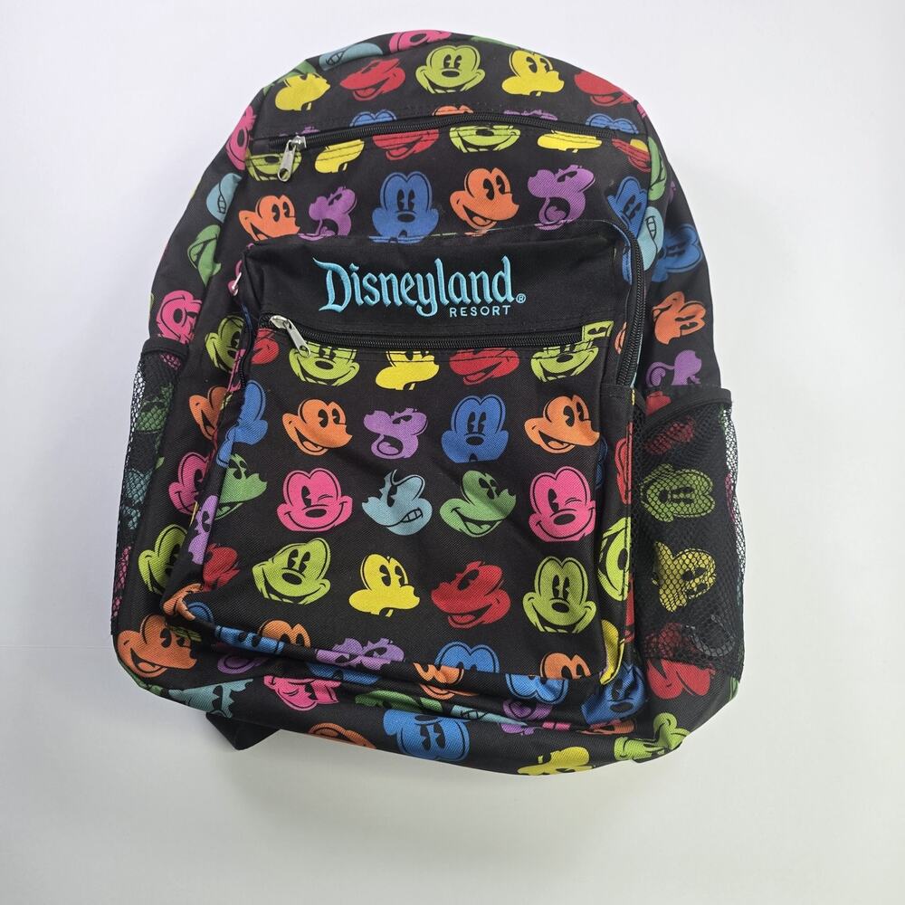 Disneyland Resort Mickey Mouse Faces Kids Backpack Multicolor Disney Parks